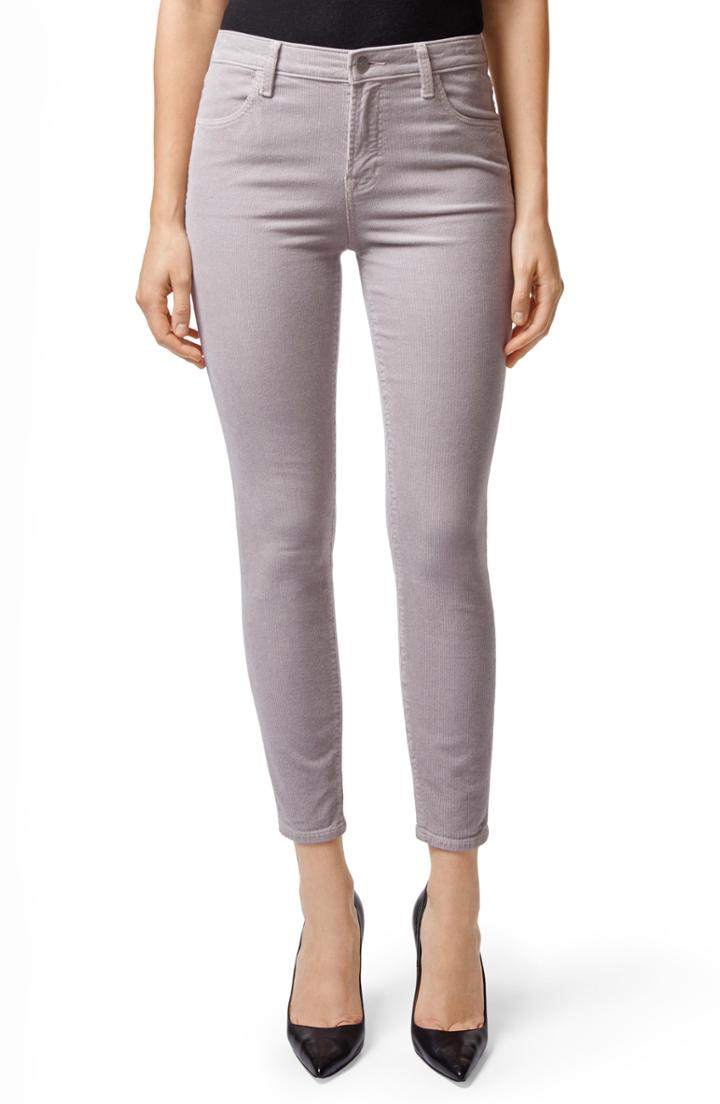 Women's J Brand Alana High Waist Ankle Skinny Corduroy Pants