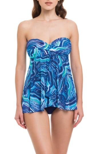 Women's Profile By Gottex Quartzite Flyaway Tankini Top