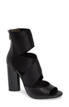 Women's Donna Karan Briana Strappy High Sandal .5 M - Black