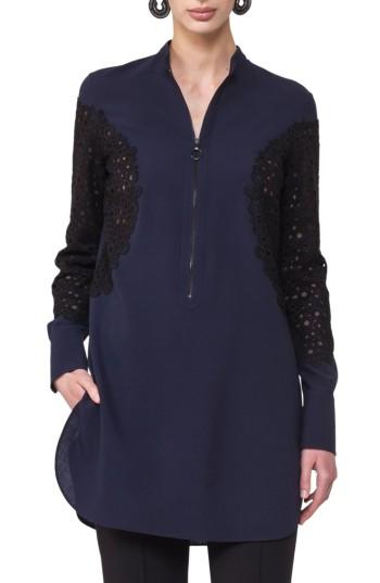 Women's Akris Punto Lace Inset Tunic