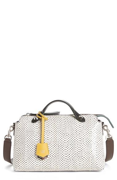 Fendi Medium By The Way Genuine Snakeskin Satchel -