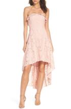 Women's 19 Cooper Strapless Lace High/low Dress - Pink