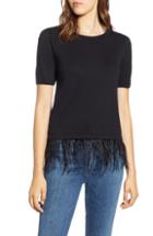 Women's Halogen Feather Hem Sweater