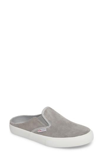Women's Superga Slip-on Mule Sneaker .5us / 37eu - Grey
