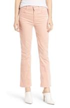 Women's Mother The Insider Ankle Velour Pants - Pink