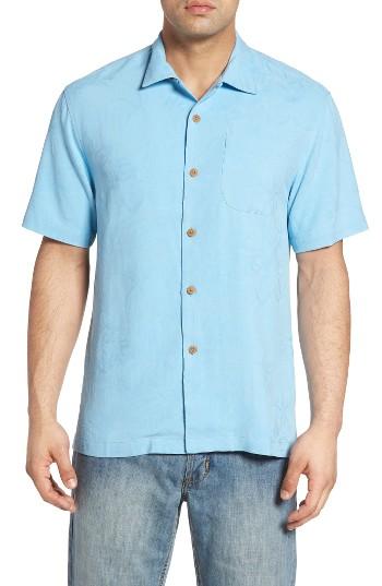 Men's Tommy Bahama Coastal Fronds Silk Camp Shirt