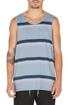 Men's Barney Cools Summer Stripe Tank - Blue