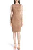 Women's Tracy Reese Faux Suede Sheath Dress - Brown