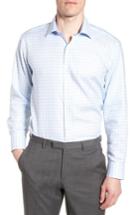 Men's Tailorbyrd Alec Trim Fit Check Dress Shirt .5 - 32/33 - Blue