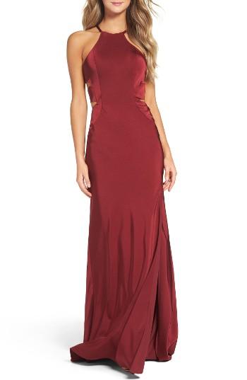 Women's La Femme Cutout Gown