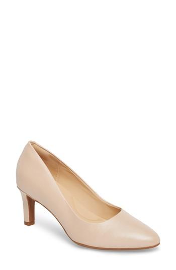 Women's Clarks Calla Rose Pump M - Beige