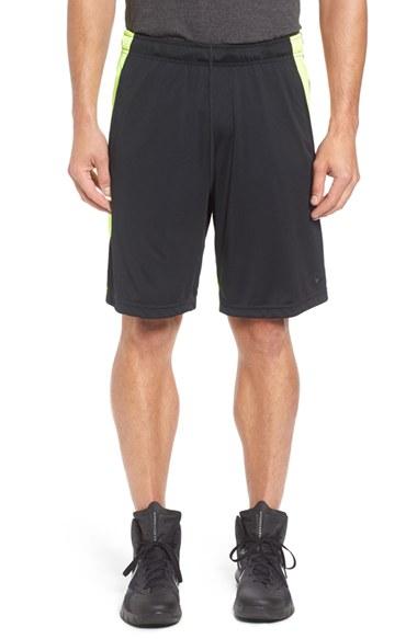 Men's Nike 'fly' Dri-fit Training Shorts, Size - Black