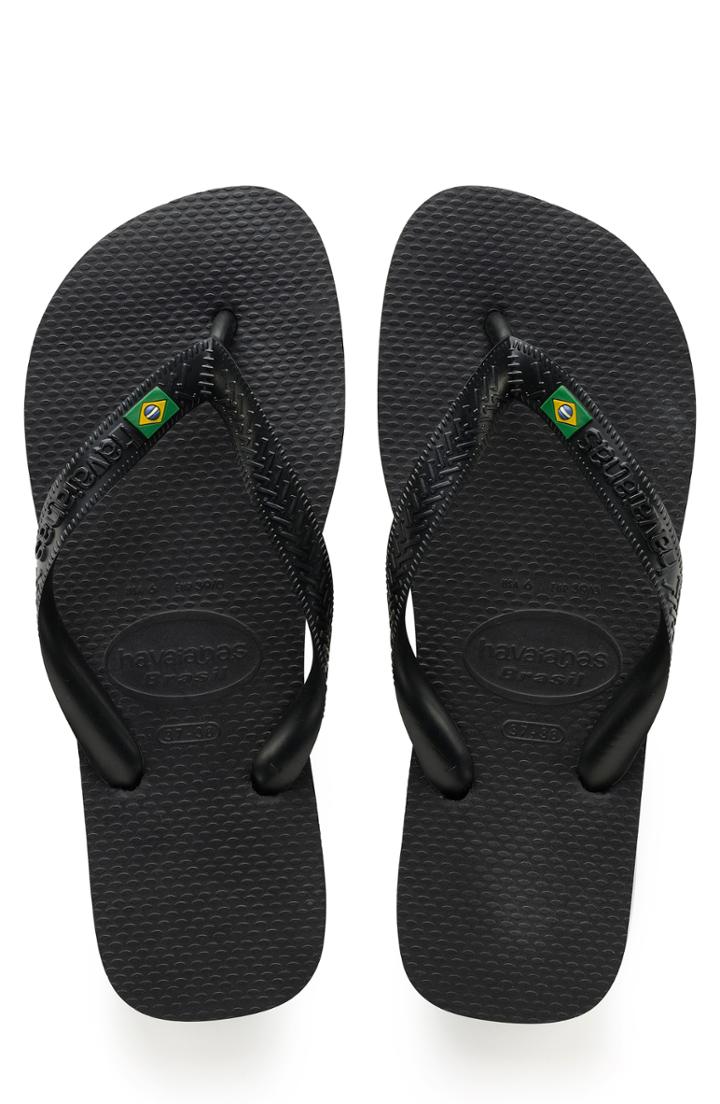 Men's Havaianas 'brazil' Flip Flop /11 Br - Black