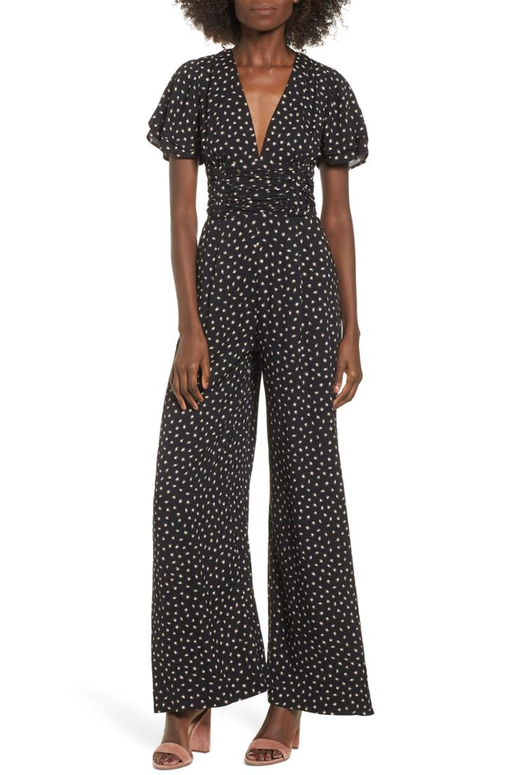 Women's Afrm Houston Jumpsuit - Black