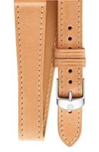 Women's Michele 18mm Leather Wrap Watch Strap
