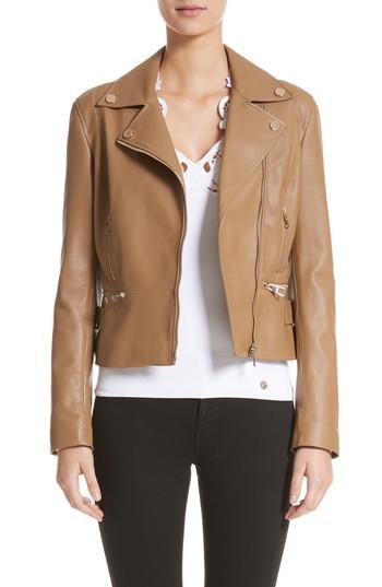 Women's Versace Collection Nappa Leather Jacket Us / 38 It - Black