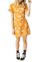 Women's Stone Row Tropickle Lace-up Back Dress - Yellow