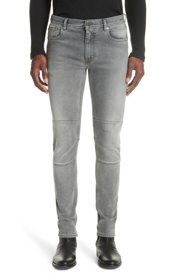 Men's Belstaff Tantenhall Moto Detail Jeans - Grey