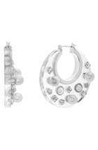 Women's Steve Madden Jewel Hoop Earrings