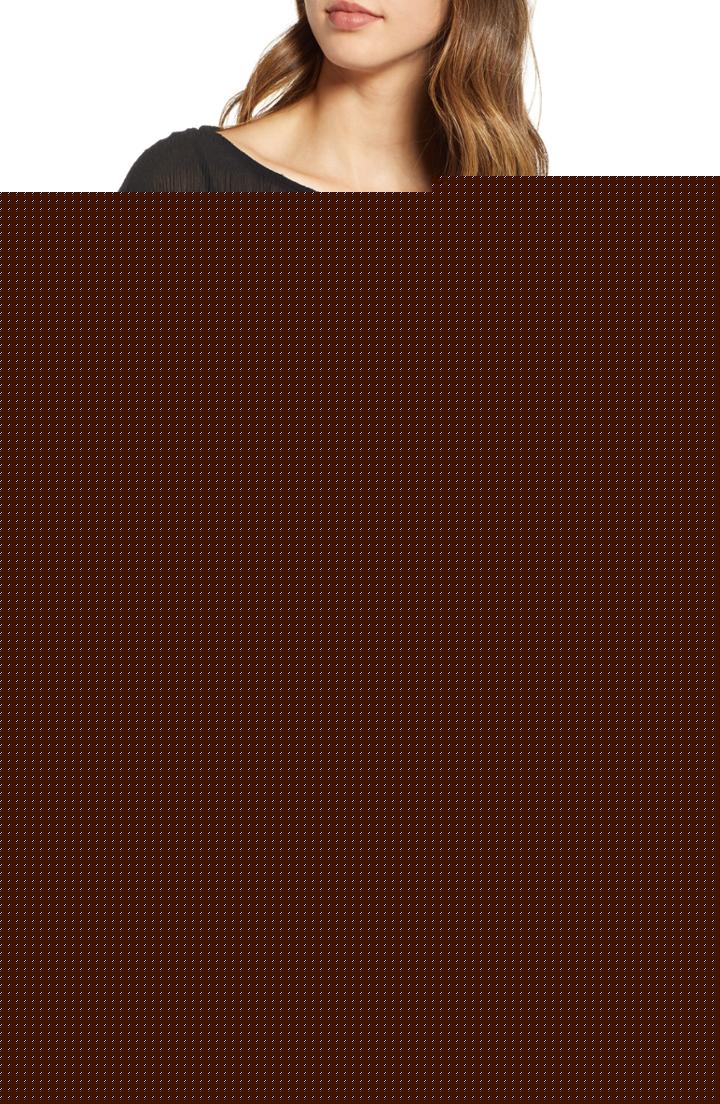 Women's Project Social T Solomon Waffle Knit Tee - Black