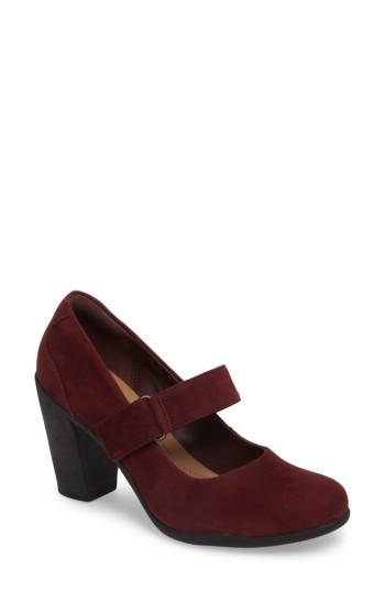 Women's Clarks Ayda Clara Pump M - Burgundy