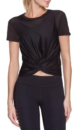 Women's Maaji Oasis Knot Front Tee - Black