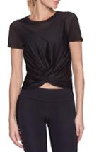 Women's Maaji Oasis Knot Front Tee - Black