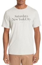 Men's Saturdays Nyc Miller Graphic T-shirt - Beige