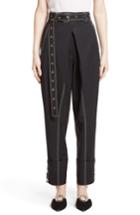 Women's Proenza Schouler Cuff Straight Leg Pants - Black