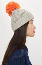 Women's Topshop Chevron Knit Beanie Hat -