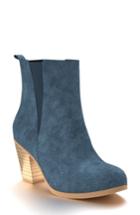 Women's Shoes Of Prey Block Heel Chelsea Boot B - Blue