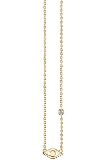 Women's Shy By Sydney Evan Evil Eye Pendant Necklace