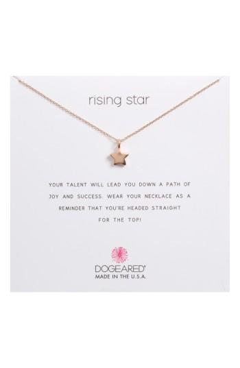 Women's Dogeared Rising Star, Full Star Pendant Necklace