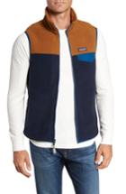 Men's Patagonia Synchilla Snap-t Zip Fleece Vest, Size - Blue