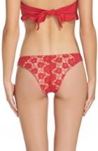 Women's For Love & Lemons Beverly Cheeky Bikini Bottoms - Coral