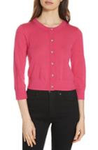 Women's Kate Spade New York Jewel Button Crop Cardigan - Pink