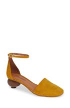 Women's Jeffrey Campbell Maple Ankle Strap Pump M - Yellow