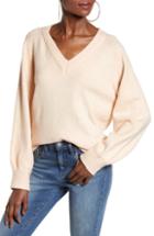 Women's Vero Moda Dalo V-neck Sweater - Pink