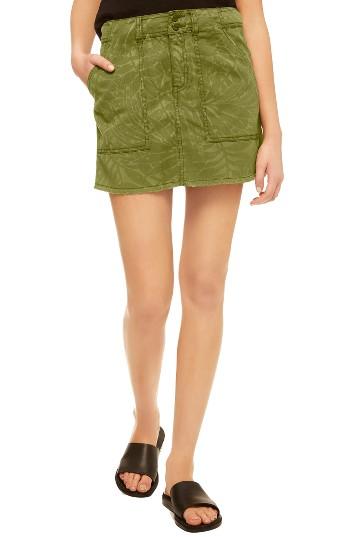 Women's Sanctuary Lily Print Twill Miniskirt