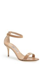 Women's Manolo Blahnik 'chaos' Ankle Strap Sandal .5us / 36.5eu - Beige