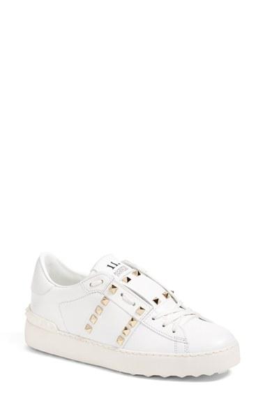 Women's Valentino 'rockstud' Sneaker Us / 35eu - White