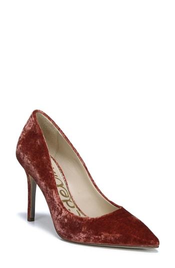 Women's Sam Edelman Hazel Pointy Toe Pump .5 M - Orange