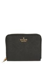Women's Kate Spade New York Cameron Street - Lainie Zip-around Leather Wallet - Black