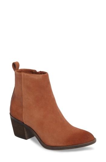 Women's Lucky Brand Natania Bootie .5 M - Brown