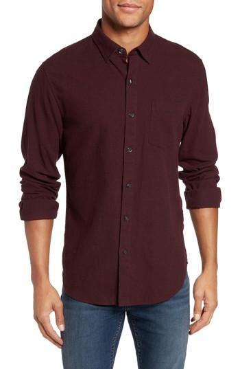 Men's Bonobos Slim Fit Brushed Twill Sport Shirt - Red