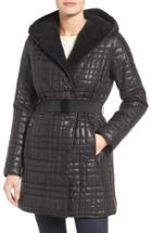 Women's Kenneth Cole New York Faux Shearling Lined Puffer Coat