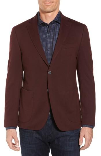 Men's Bugatchi Fit Blazer, Size 38r - Red