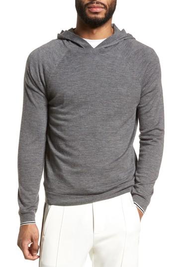 Men's Vince Wool & Cashmere Hoodie - Red