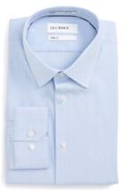 Men's Calibrate Trim Fit Stretch No-iron Check Dress Shirt