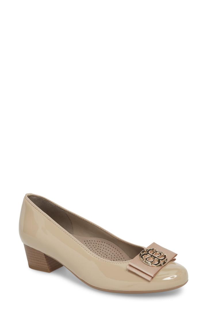Women's Ara Nicolette Pump M - Beige